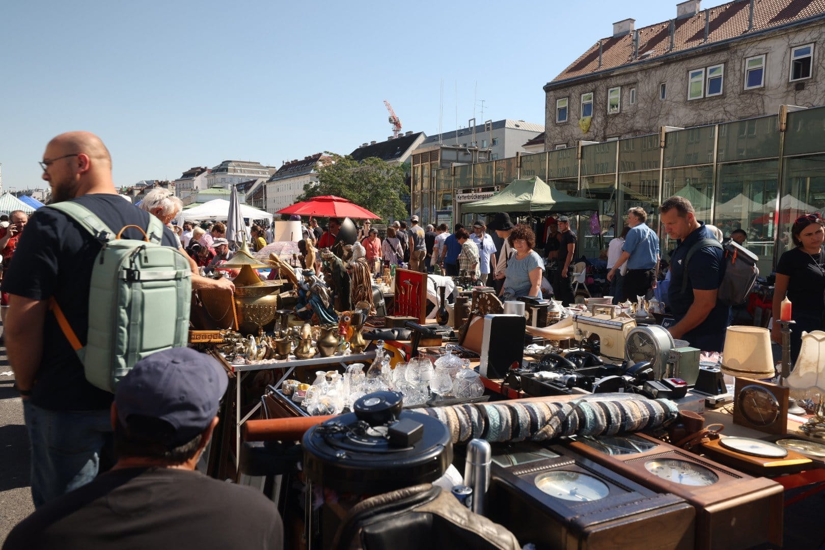 Naschmarkt: 1,5 km de mercado