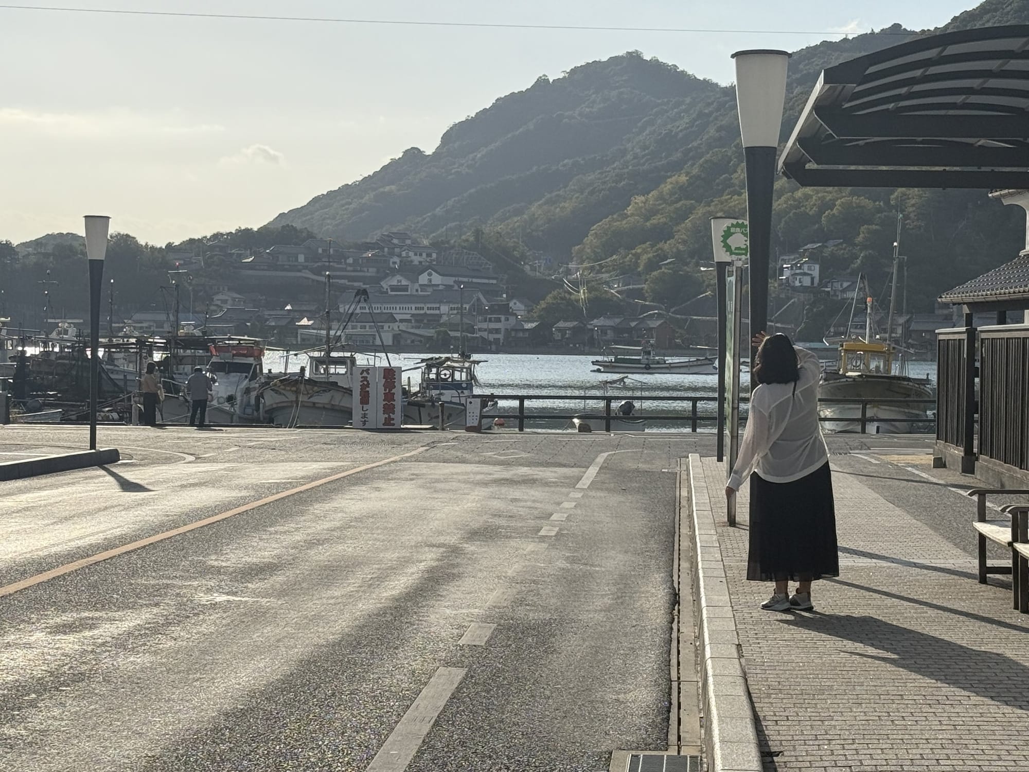 Como chegar em Tomonoura: trem até Fukuyama, ônibus até a vila