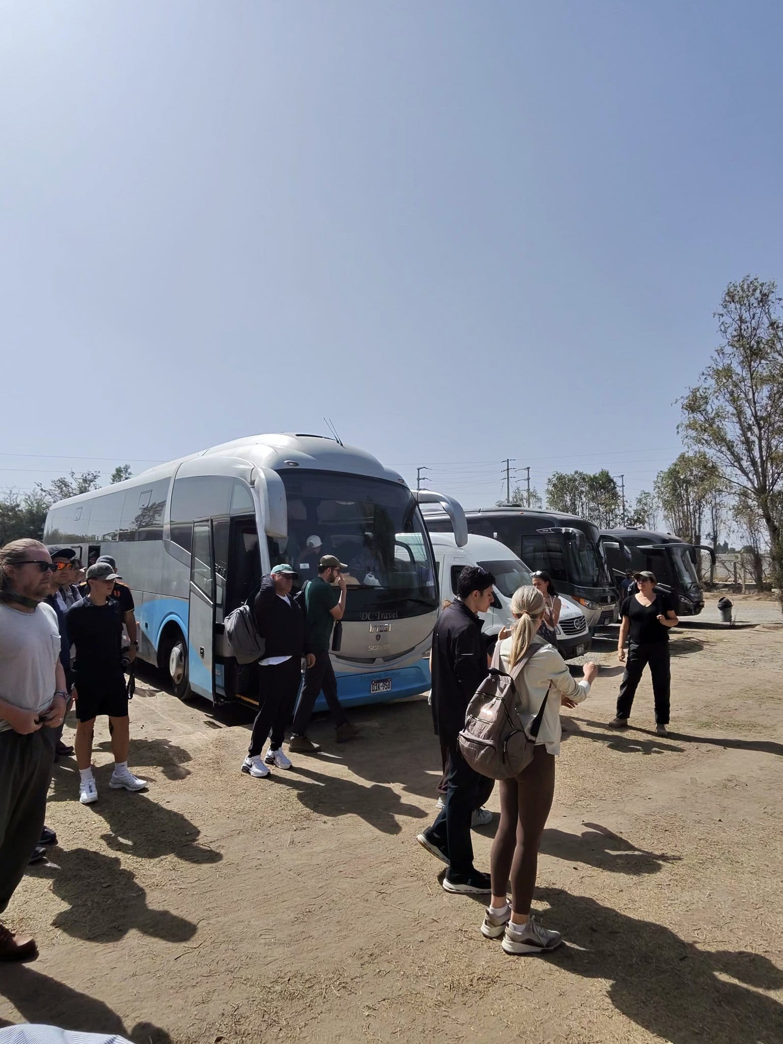 A estrada até Paracas: quatro horas direto